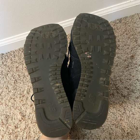 Women’s New Balance 574 Black Onyx Suede Casual Shoes Sneakers size 8 - Picture 4 of 7